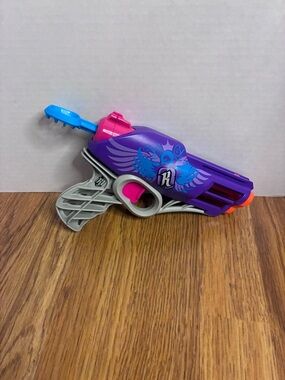 Nerf Secrets And Spies Rebelle Messenger Blaster Pistol Soft Dart Purple Gun